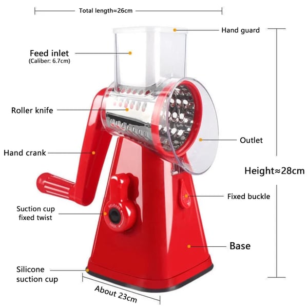 SLICER REBANADOR®|  MOLINO REBANADOR DE VERDURAS PREMIUM | ⭐⭐⭐⭐⭐